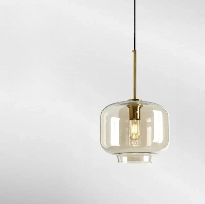 NordicGlas - Moderne Skandinavisk Glass Pendellampe for Spisestue og Stue | Luvikno