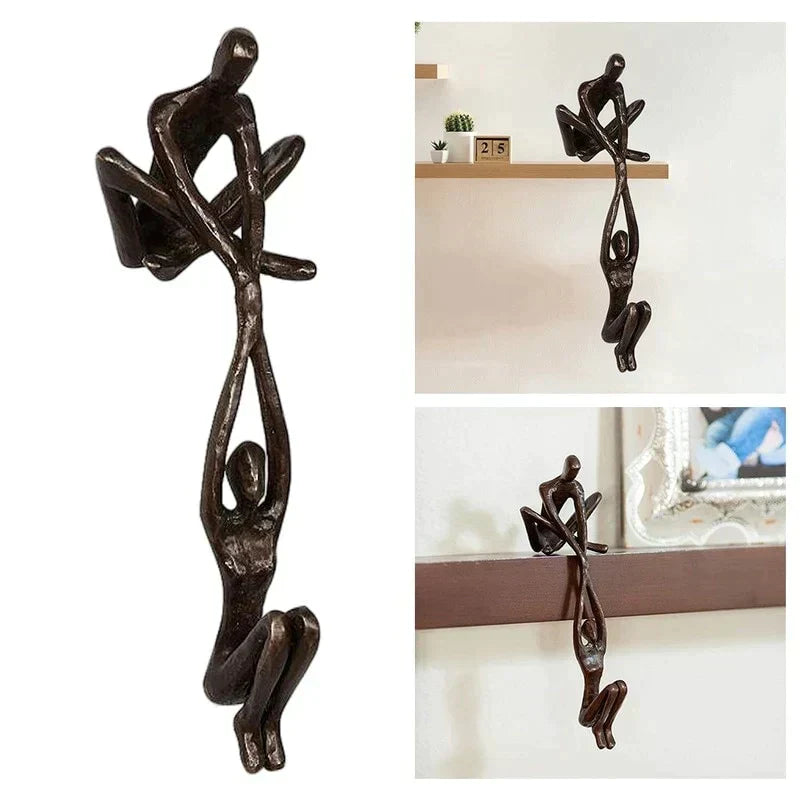 Luvikno | Evig Kjærlighet og Styrke | Skulptur Figur | Hjemdekorasjon | Unik Dekorasjon