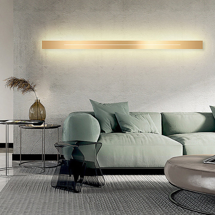Moderne LED Vegglampe - LumièreGold | Luvikno