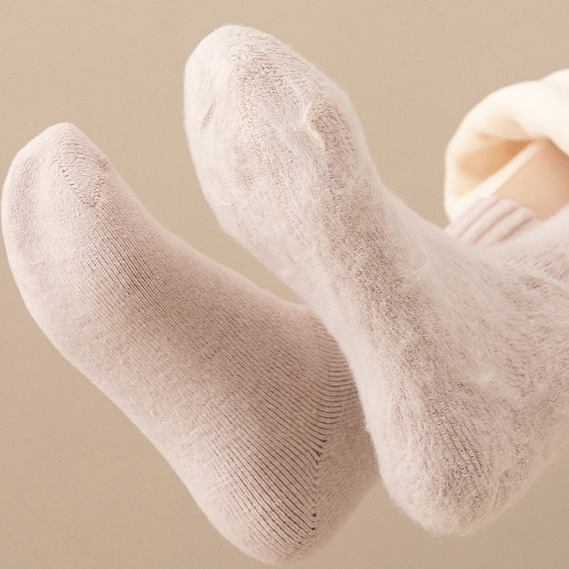 Luvikno | Cozy Unisex Vinter Termiske Sokker laget av Fløyel