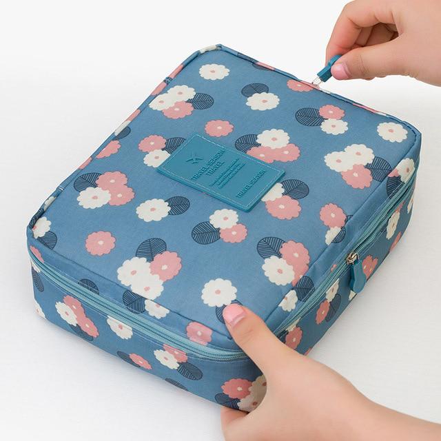 Multifunksjonell Kvinner Makeup Kosmetisk Reise Pouch Luvikno
