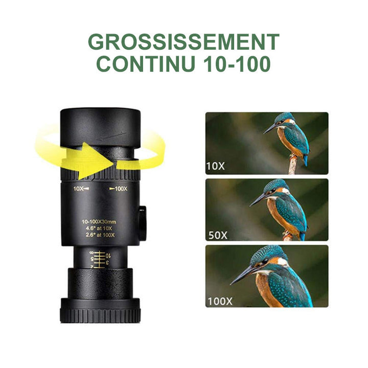 Super Zoom Monokulært Teleskop 4k | Luvikno