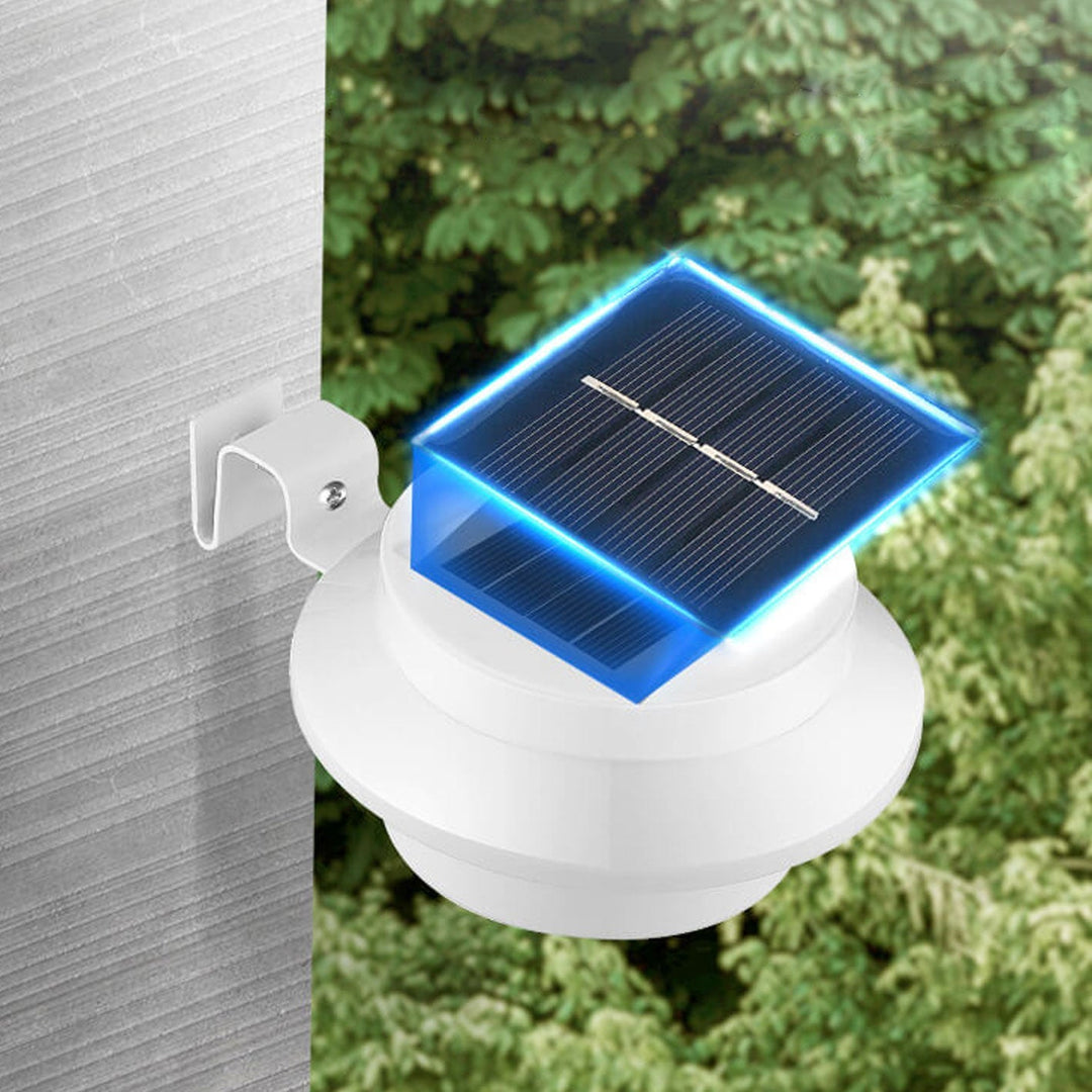Solar Cylinder LED Utendørs Vanntett Gjerde Vegglampe | Luvikno
