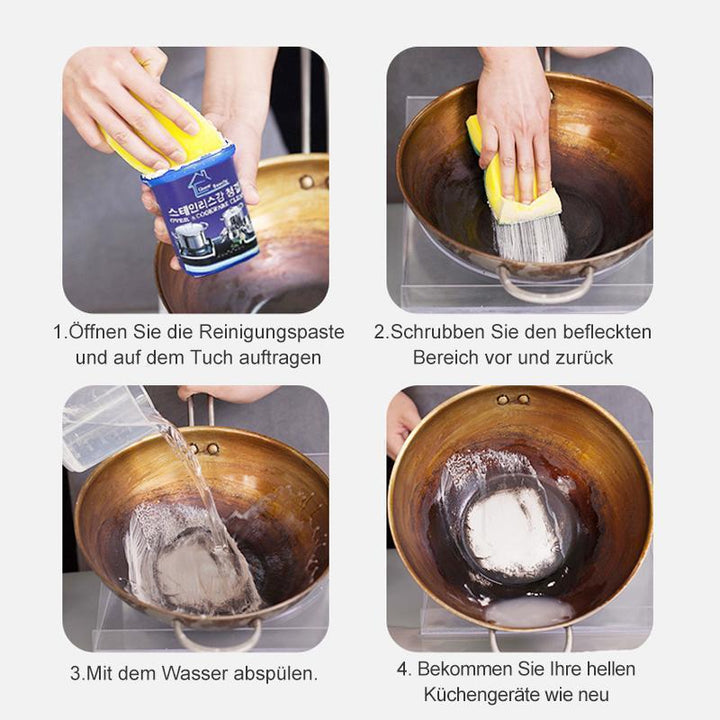 Organisk rengjøringspasta, fjerner hardnakket smuss 500g | Luvikno
