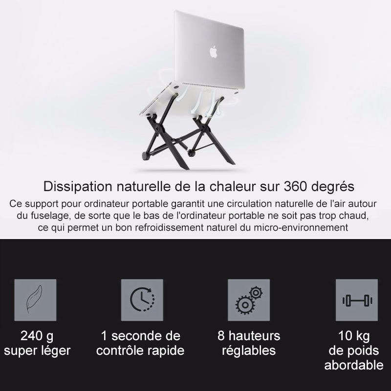 Ciaovie støtte justerbart for laptop | luvikno