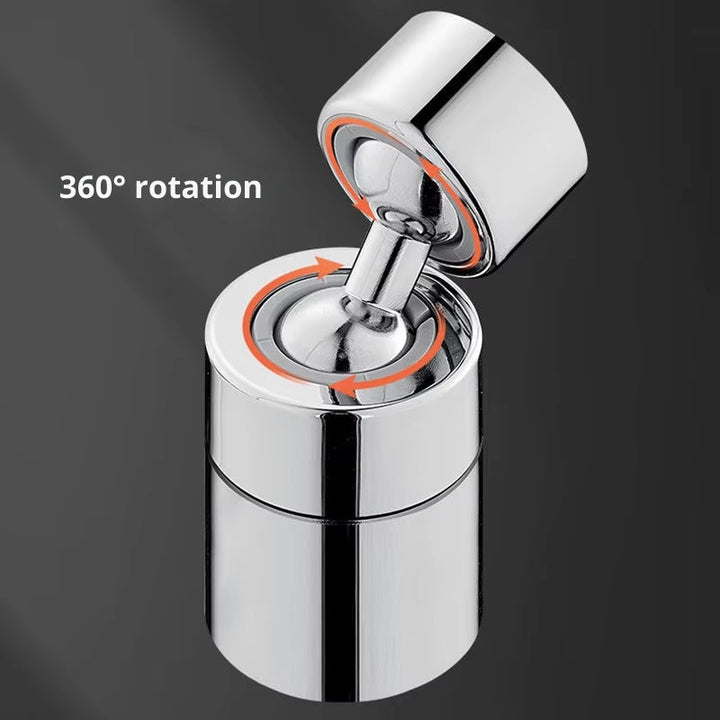 SprayMaster 360° Justerbart Kranfeste med Dobbelt Spray Modus Luvikno
