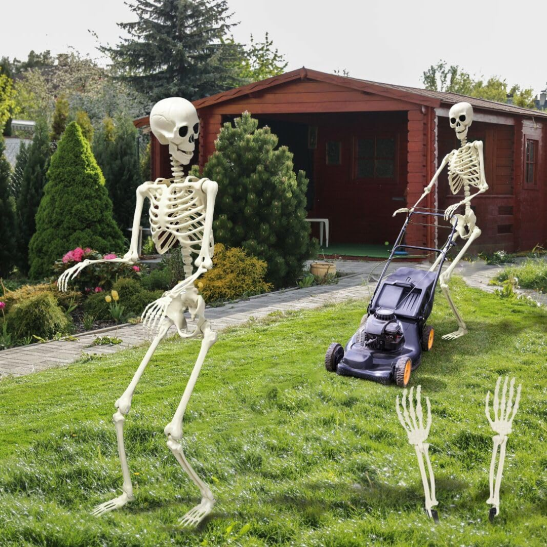 Helkropp Skelet Halloween Dekorasjon – Garantert Skremmende, Morsomt for Alle Luvikno