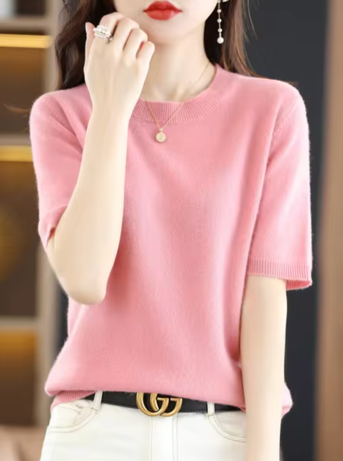 Luvik | Lyhythihainen villapaita