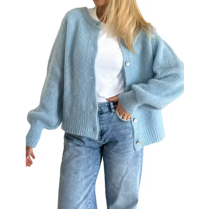Luvik | Neulecardigan napituksella
