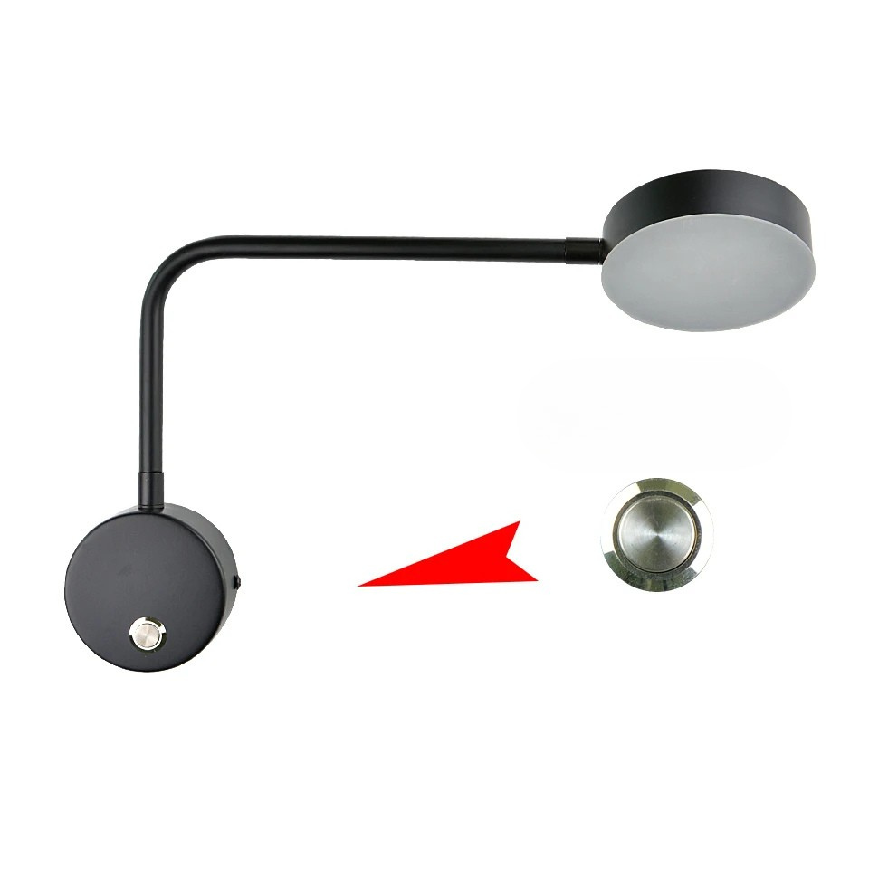 NordicGlow - Justerbar LED Vegglampe for Moderne Interiør Luvikno