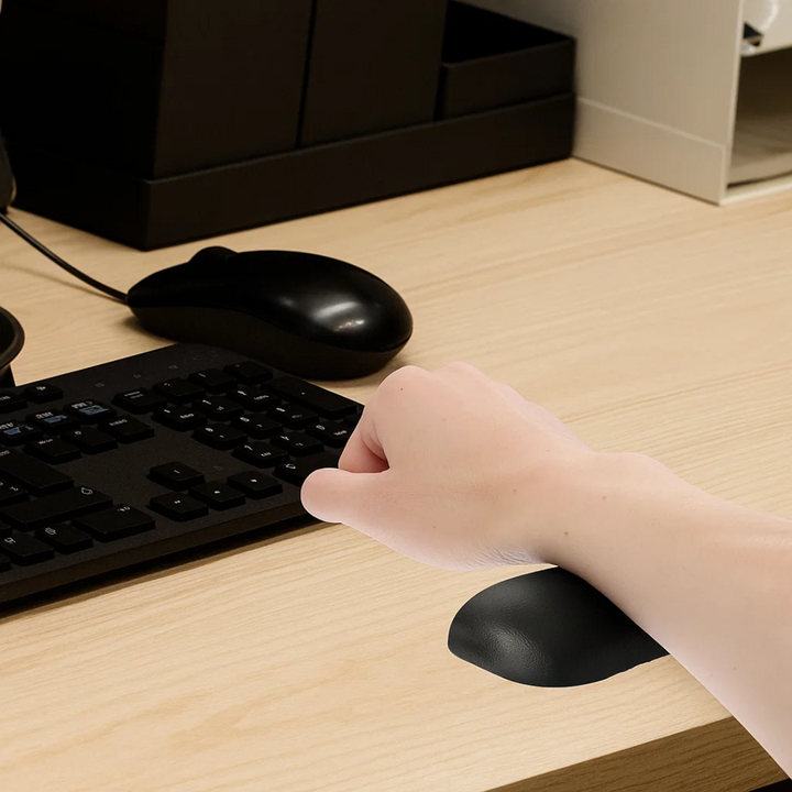 Ergonomisk trykkavlastning – Myk, sklisikker silikonpute – Komfort og smertelindring for kontor og gaming Luvikno