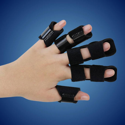 FingerEase Justerbart Finger Skinne | Komfortabel - Daglig Støtte Under Skriving - Skriving - Gaming - Håndverk Luvikno