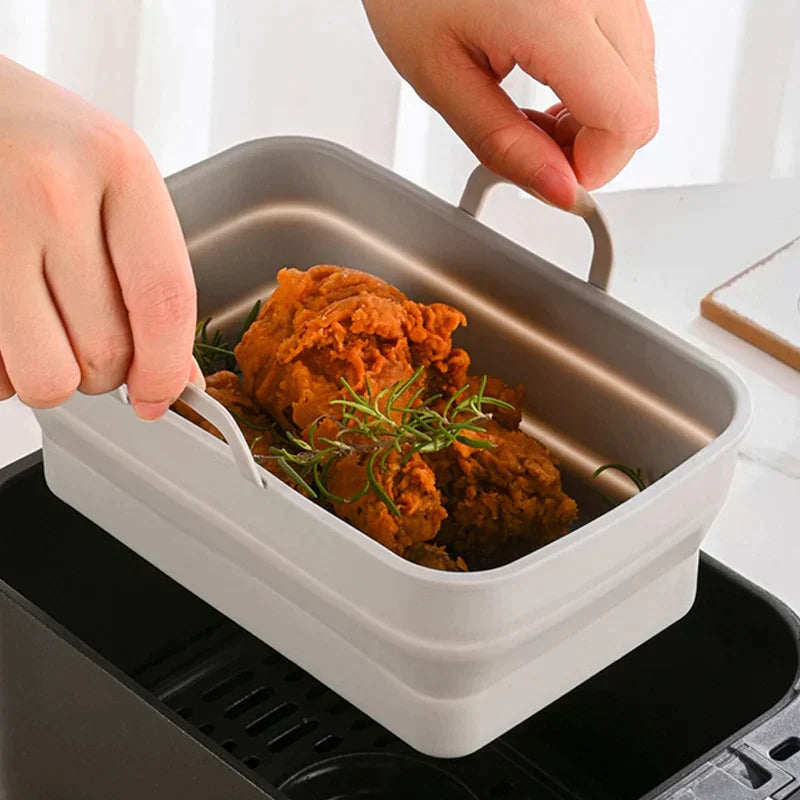 Foldbar Air Fryer Silikon Bakepanne | Luvikno