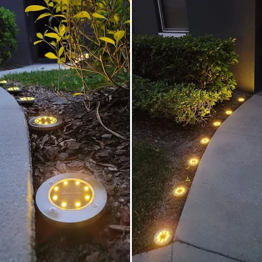 Solar-Glødende Lys | Trådlamp LED Hage Lampe | Luvikno