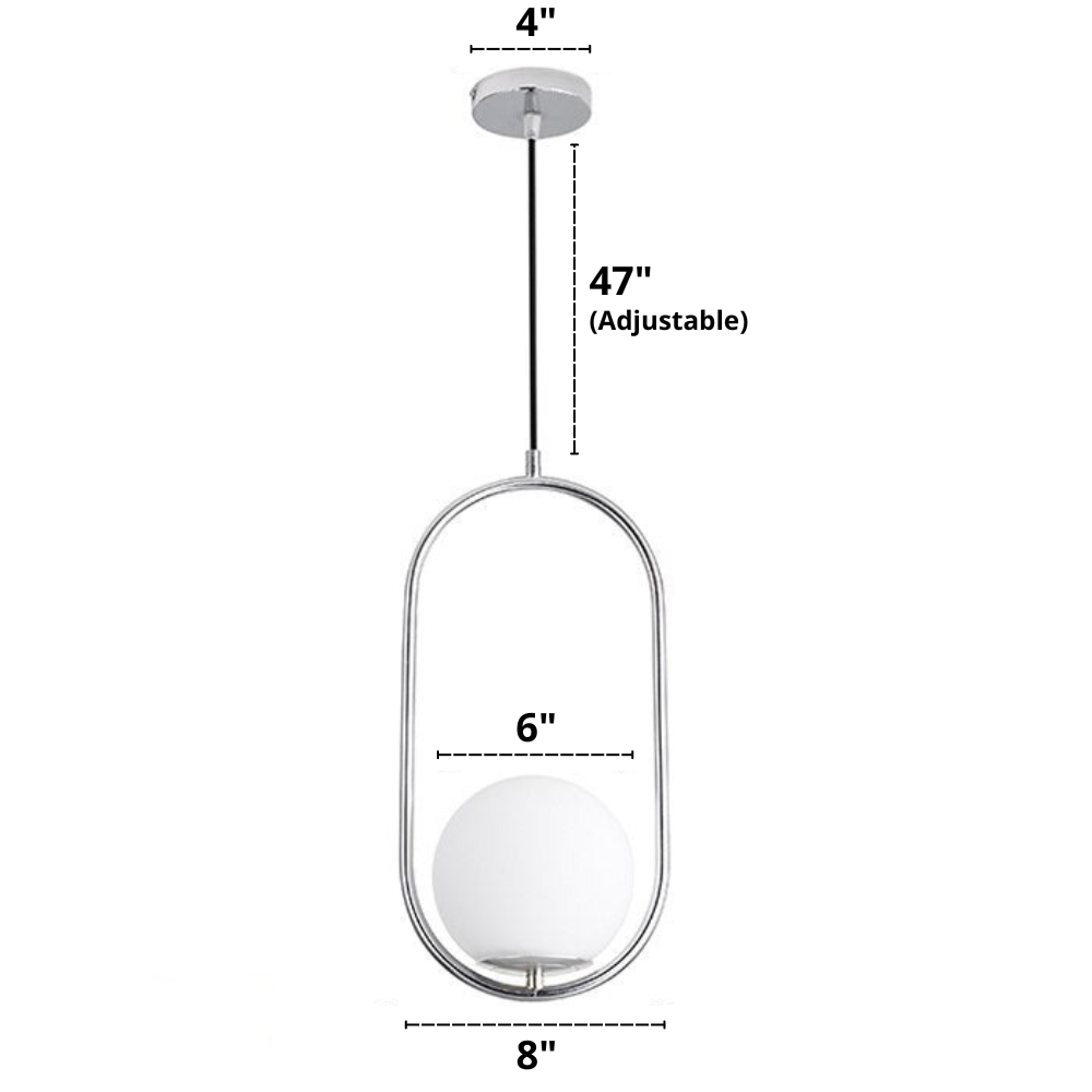 Nordic Glass Pendant Lamps | Luvikno