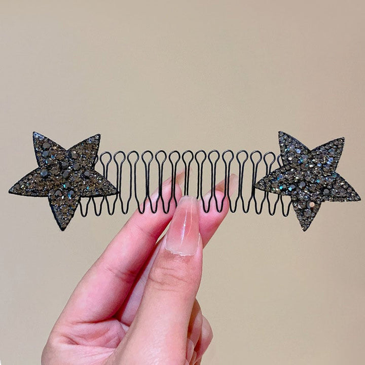 Rhinestone Star Hårkamssett (5 deler) | Luvikno