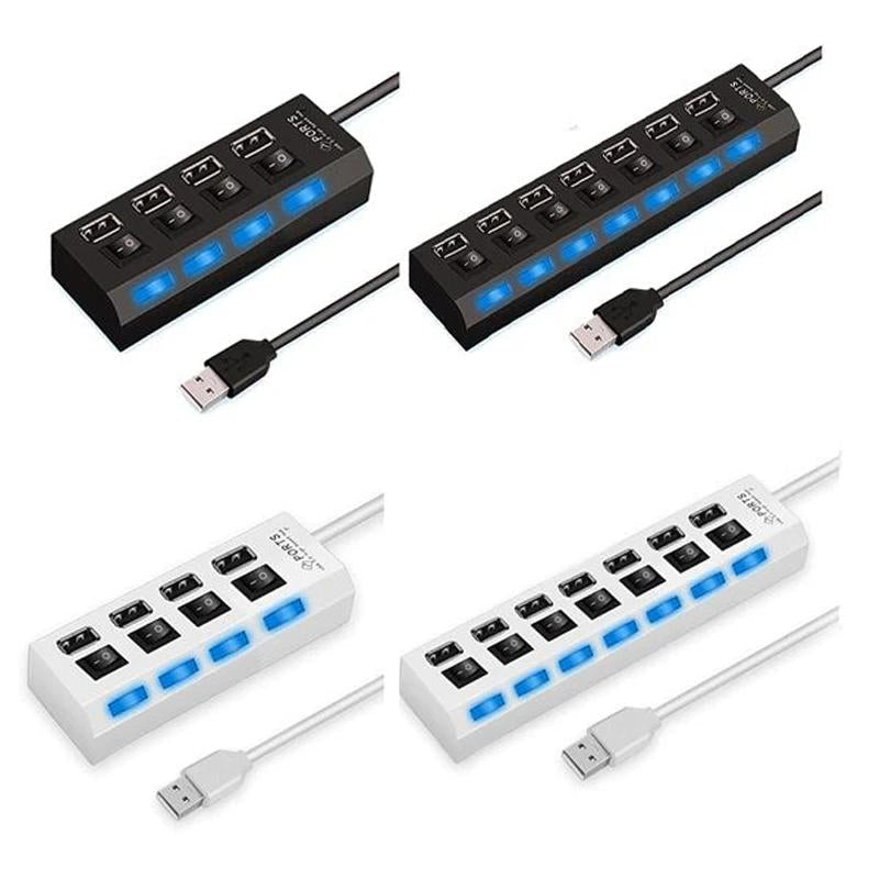 Luvikno | Høyhastighets USB Hub med Flere Porter