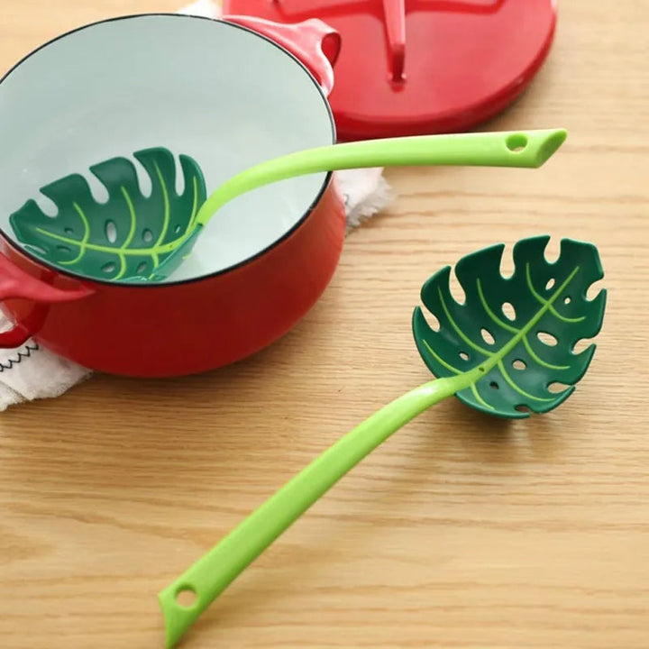 Grønn Leaf Silduk | Luvikno
