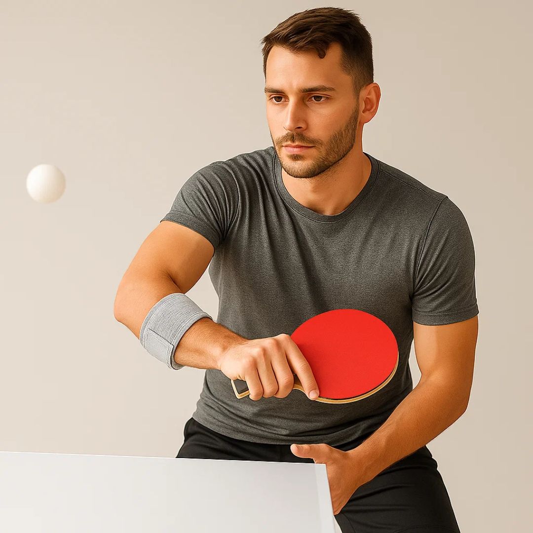 ElbowEase | Tennis Albeband – Justerbar Kompresjon – Pustende Lettvektsdesign – Sports & Arbeidsstøtte Luvikno