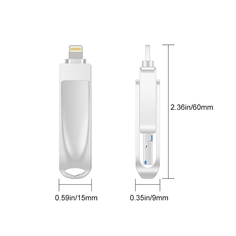 Luvikno | 3-I-1 Mobil USB Minnepin