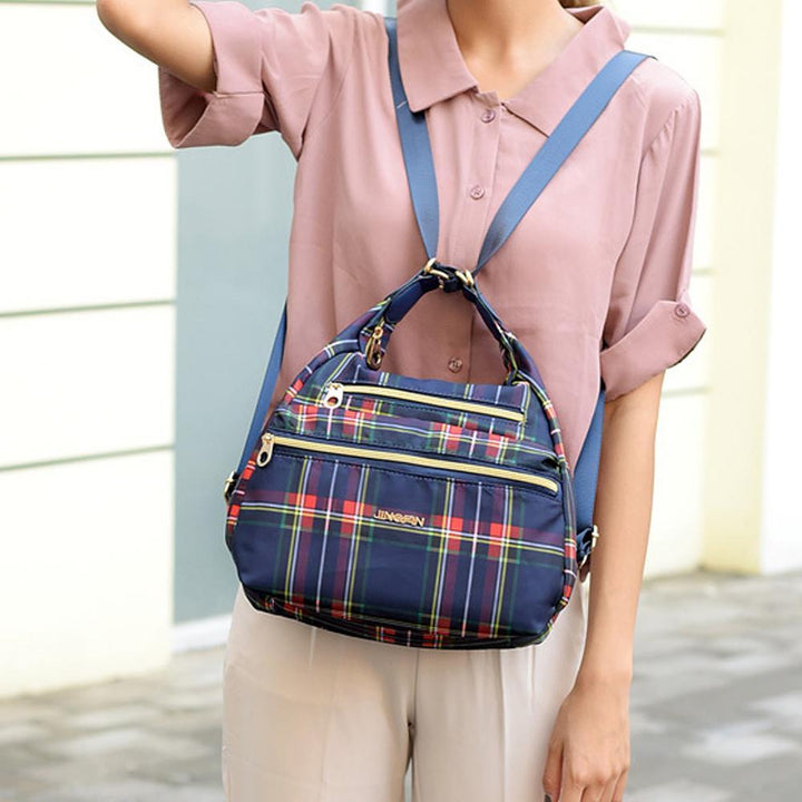 Bag med doble glidelåser, ryggsekk, håndveske og crossbody-veske | Luvikno