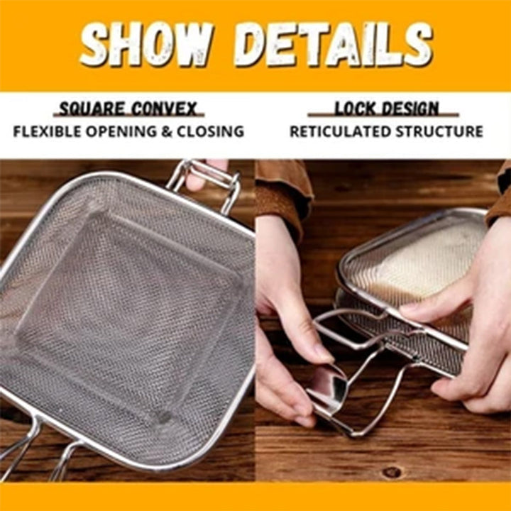 Bærbar Sandwich Riste Rack | Luvikno
