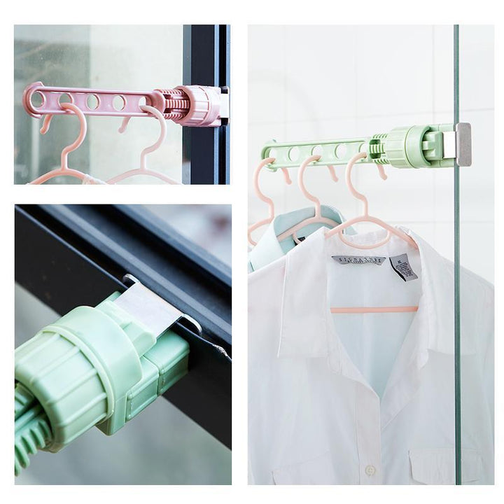 Folding Wall Mount Clothes Hanger | Luvikno