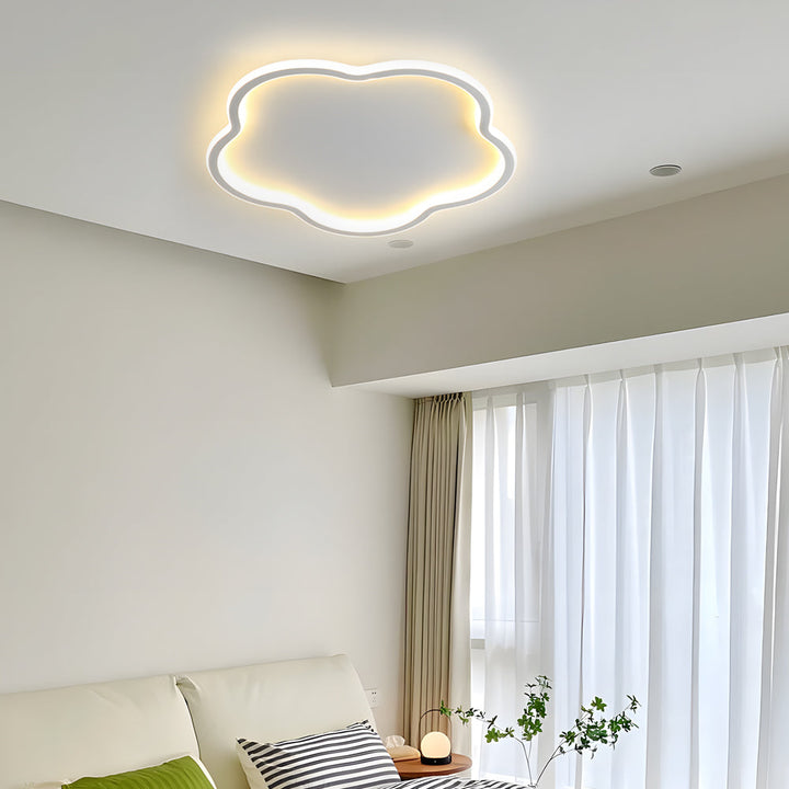 Nordisk taklampe i pentagramdesign – aluminum taklampe for soverom | Luvikno