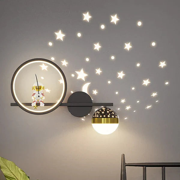 Vegglampe for barnerom - GlowNest | Luvikno