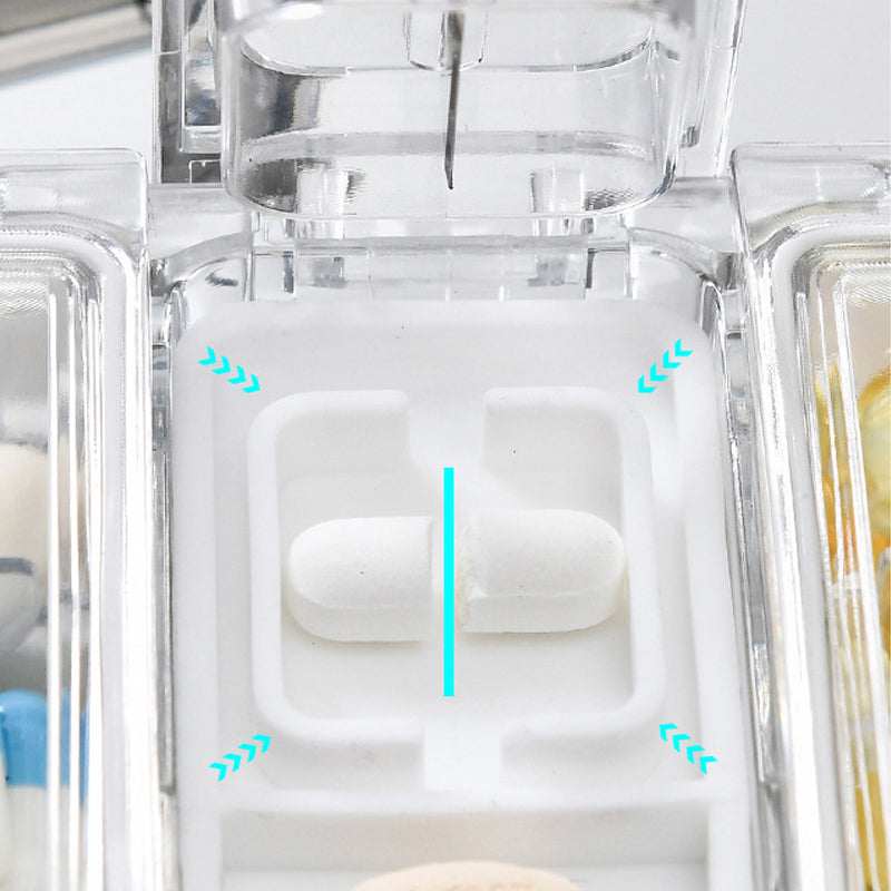 Rektangulær Pill Case Organizer Beholder | Luvikno