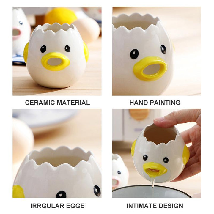 Cartoon Eggeplomme Hvit Separator | Luvikno