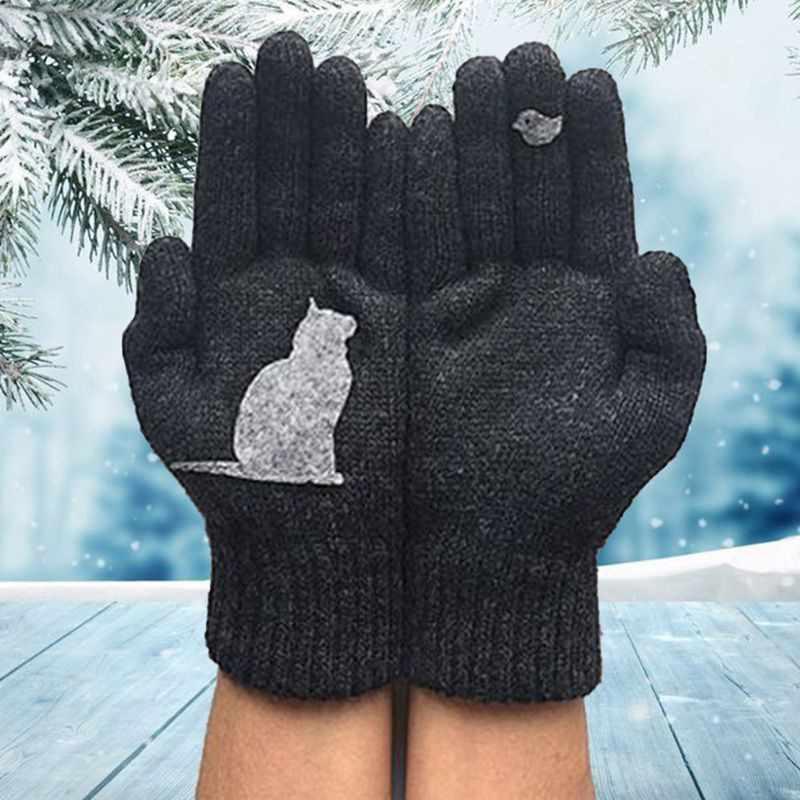 Luvikno | Kottongloves i kattestil