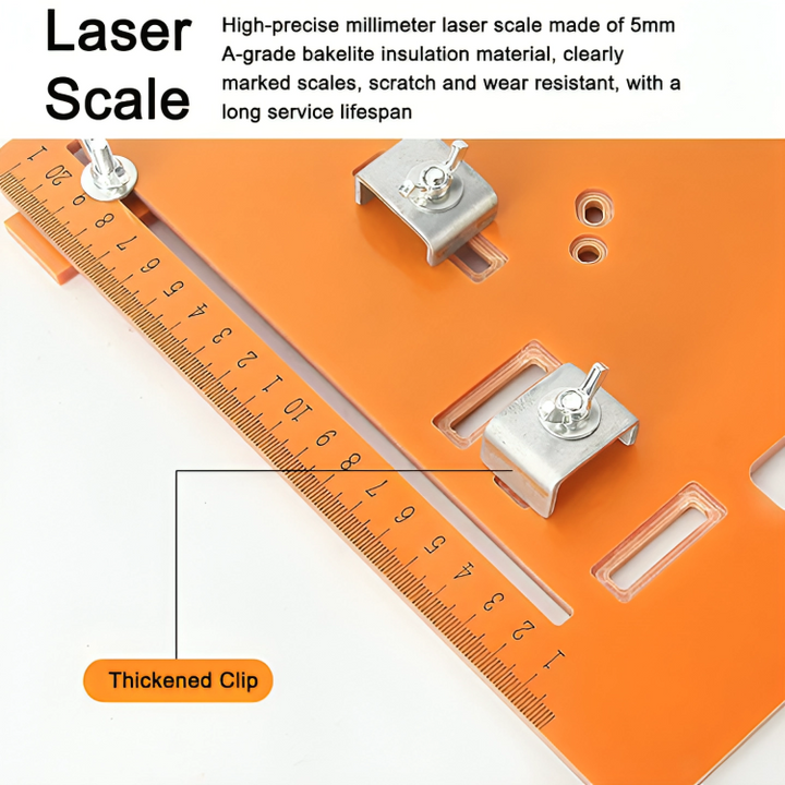Luvikno | LuxuraCut Precision Cutter | Justerbar Bunnplate for presise og uanstrengte kutt
