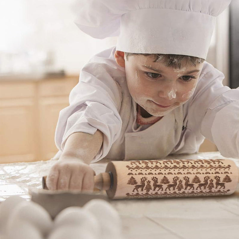 Jule Tre Embosser Kjevler for Høytidsbaking | Luvikno