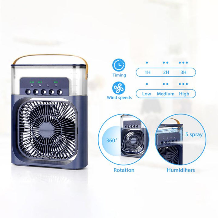 Spray Cooling Fan med Vannkanne | Luvikno