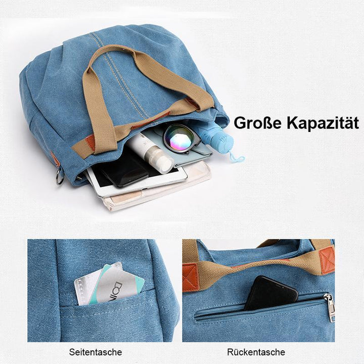 Sailcloth skulderveske med stor kapasitet | Luvikno