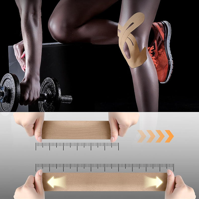 Luvikno | Forhåndskuttet kinesiotape for knær