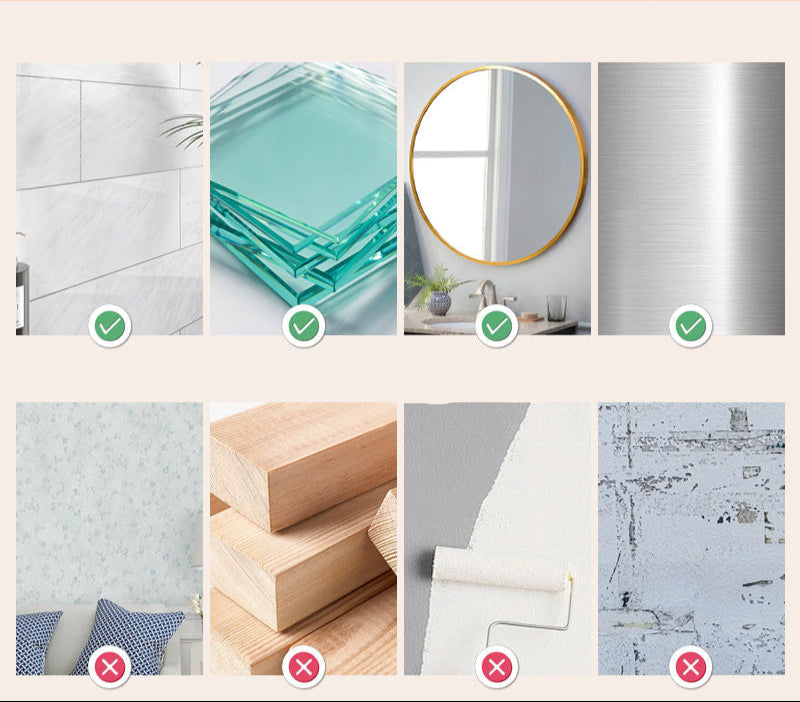 Luvikno | Opalys | Oppbevaringsgitter med sugekopp – effektiv drenering – elegant design