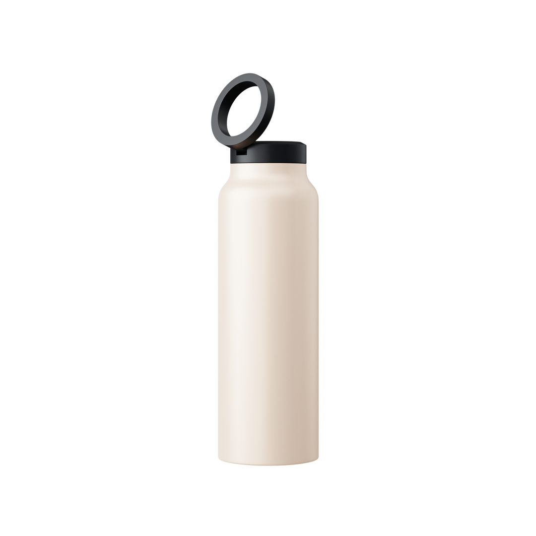 HydroSnap - Slim Waterflaske med Magnetisk Festing Luvikno