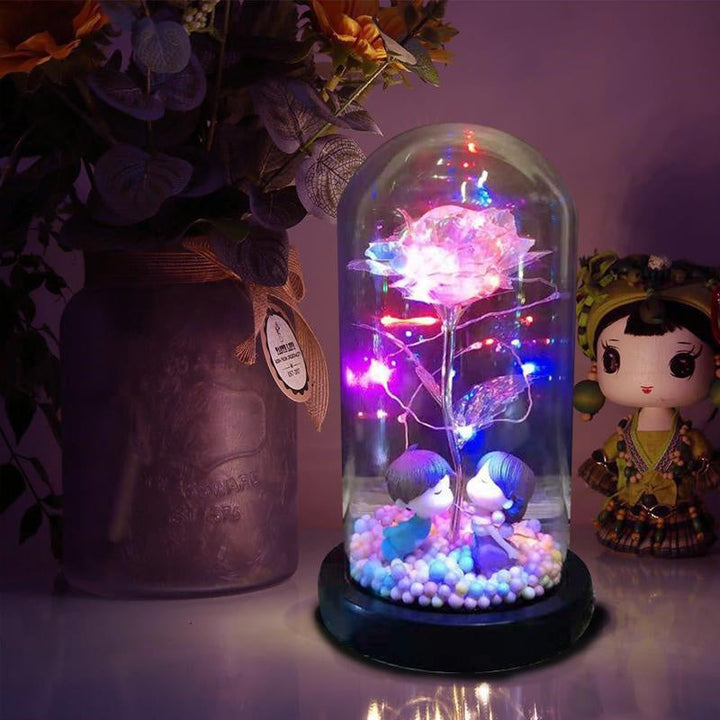 Glistening rose ornaments fortryller romantisk | Luvikno