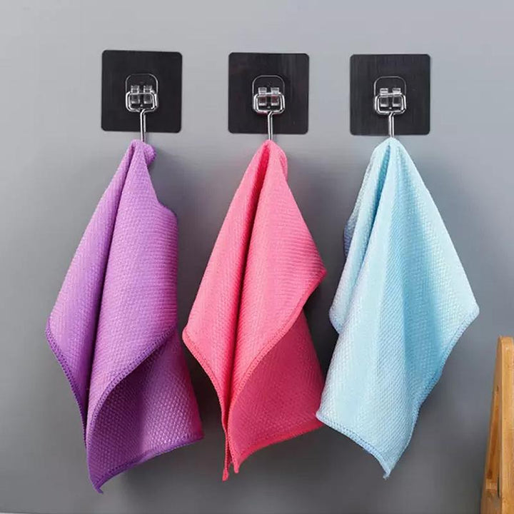 Fiskeskjell Mikrofiber Poleringsrengjøringsklutsett 5 Pcs | Luvikno