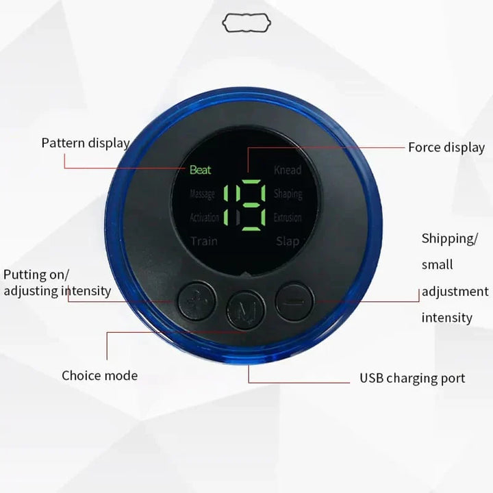 EMS Mini Body Massager Puls Nakke Smerte Lindring Luvikno