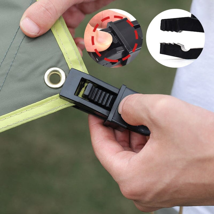 Justerbar Heavy Duty Lock Grip for Tarp & Shade Cloth | Luvikno