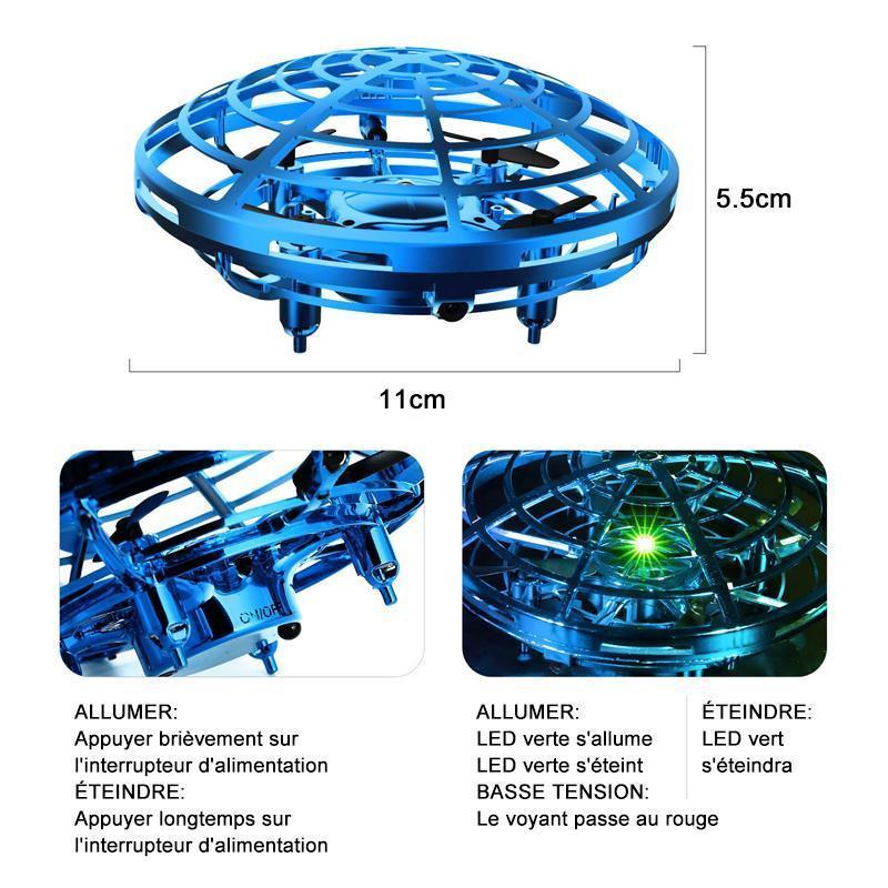 Ufo Mini Flygende Biler Droner med Induksjon | luvikno