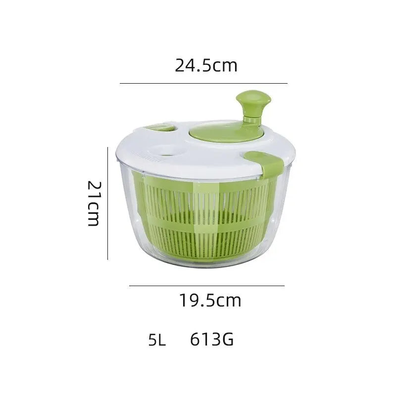 Stor kapasitet salatspinner og grønnsaksskjærere Luvikno