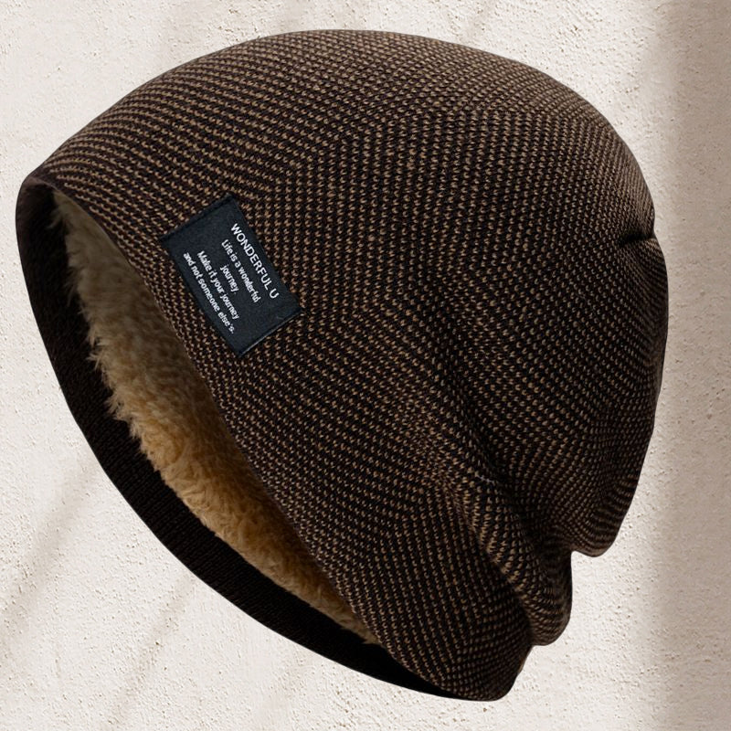 Luvikno | Vinter Utendørs Fleece Strikket Lue