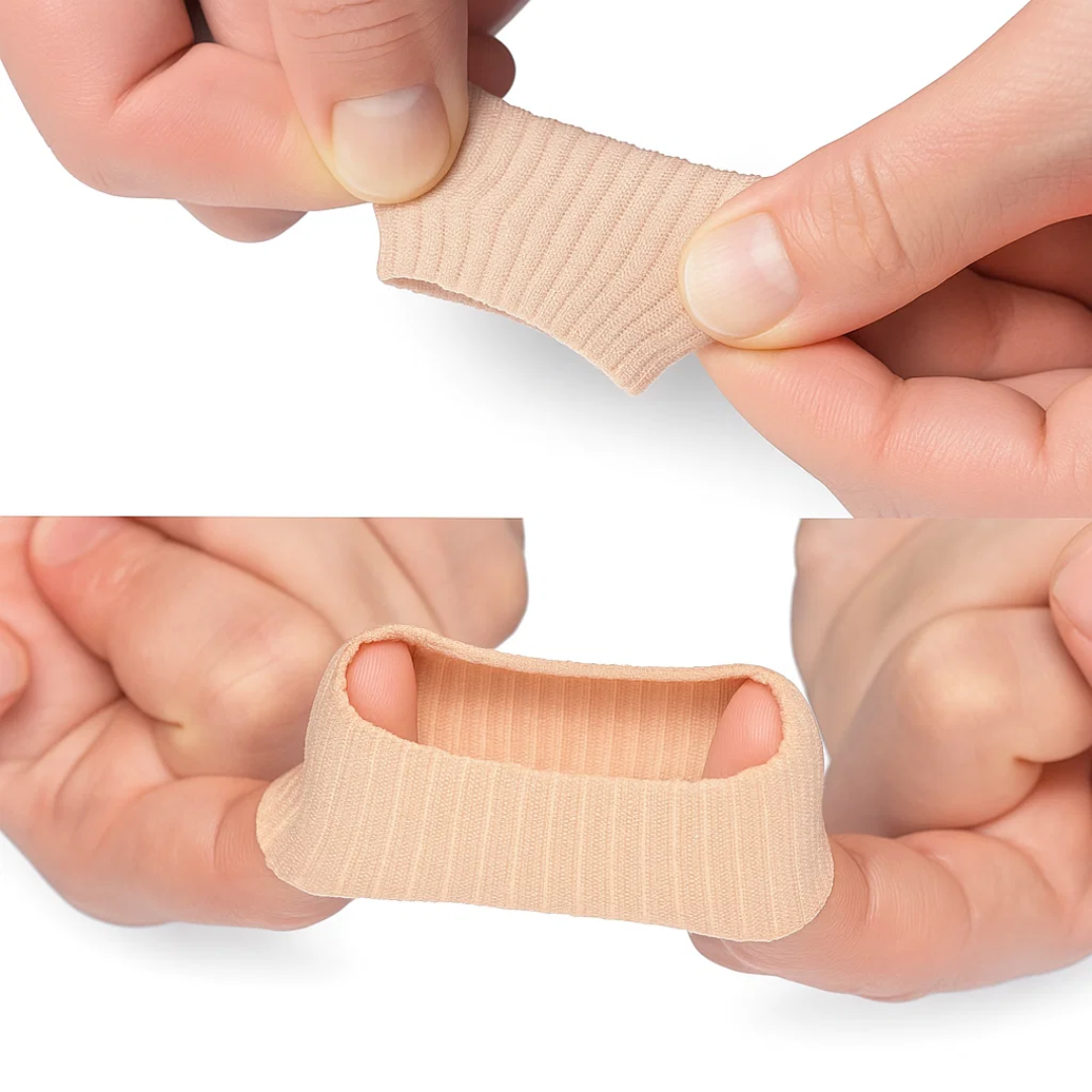 Corn & Blister Relief – Myk Gelpute – Reduserer Friksjon & Smerte – Behagelig hele dagen ved Gange & Løping Luvikno