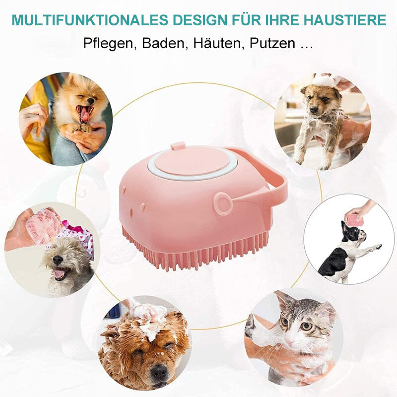 Luvikno | Pet silikon bad børste
