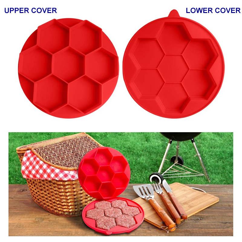 Hexagonal Burger Kjøttform | Luvikno