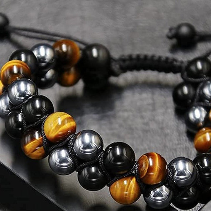 Luvikno | Justerbar armbånd laget av naturlig malm